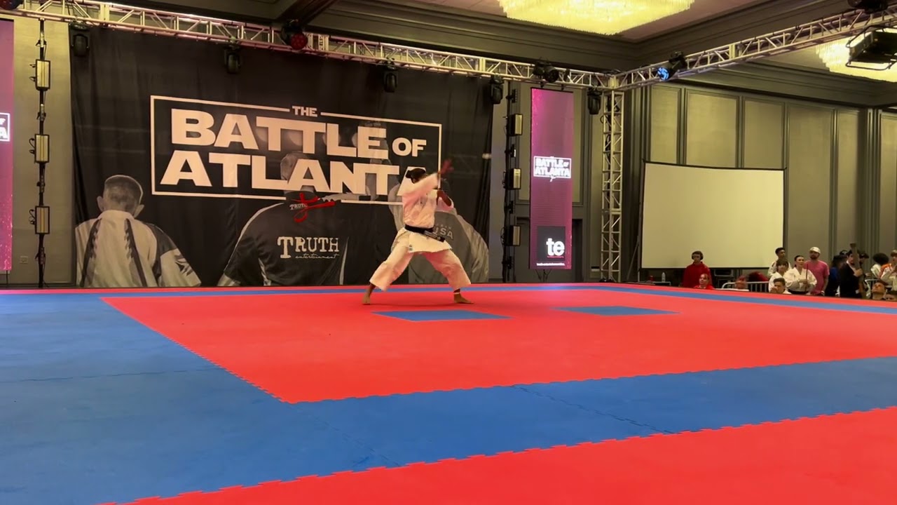 Sofia Rodriguez Florez 16-17 Girls Traditional Weapons - Battle of Atlanta 2025 backdrop