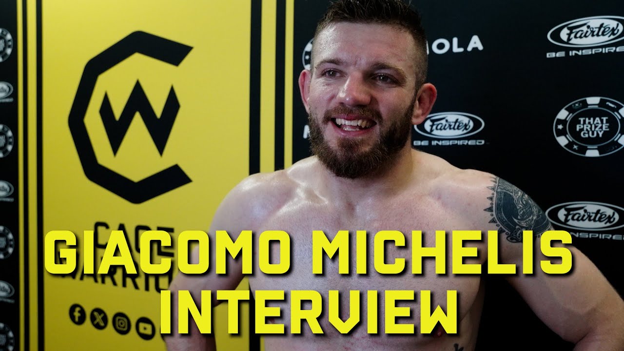 CW 189 Rome: Giacomo Michelis Post-Fight Interview background