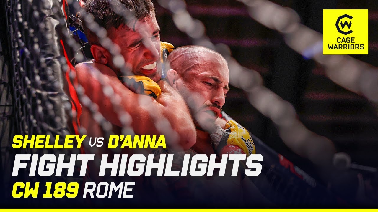 IRISH TAKEOVER ЁЯЩМ ЁЯЗоЁЯЗк | Simone D'Anna vs. Ryan Shelley | CW 189 Rome Fight Highlights background