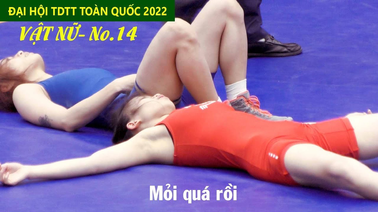 Vật nữ, Women wrestling - Hạng 46 kg D.T.Hòa - Bắc Giang & Như Quỳnh - Q.Trị .