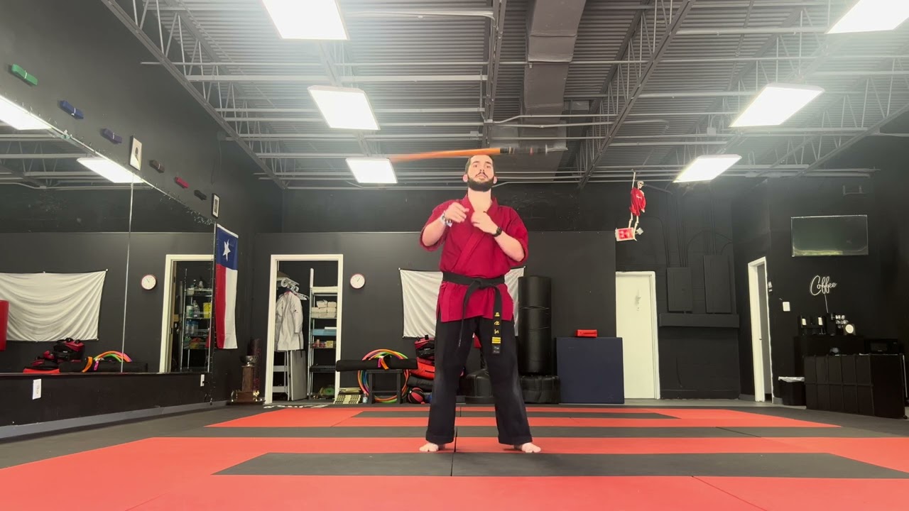 Under the Leg Toss with Sword by Michael Brumme - The Skill Zone background