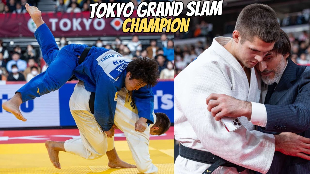 KANIKOVSKIY MATVEY (RUS) - GOLD MEDALIST (-100Kg) - Tokyo Grand Slam 2023 - 柔道 background
