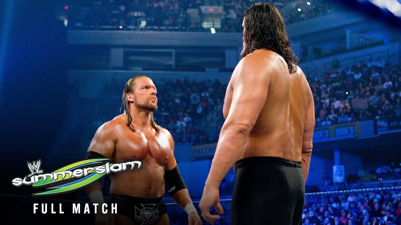 FULL MATCH: Triple H vs. The Great Khali | WWE Title Match: SummerSlam 2008 background