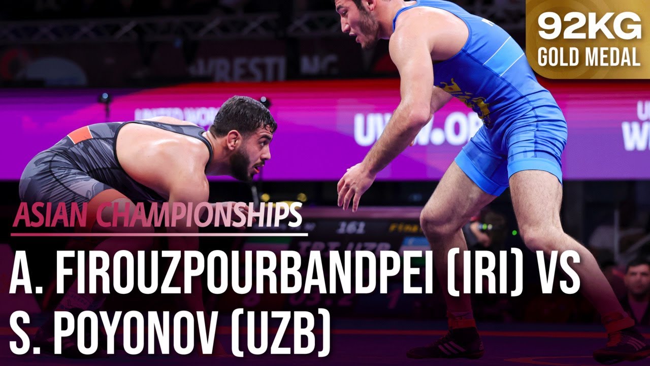 FIROUZPOURBOV (UZB) vs. POYONOV (UZB) | 2024 Seniors Asian Championships Final