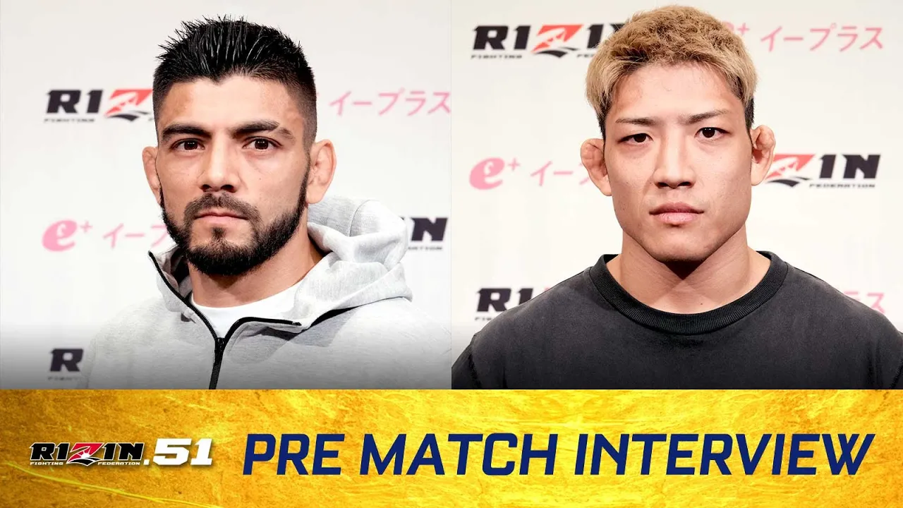 ホベルト・サトシ・ソウザ vs. 堀江圭功 / 試合前インタビュー RIZIN.51