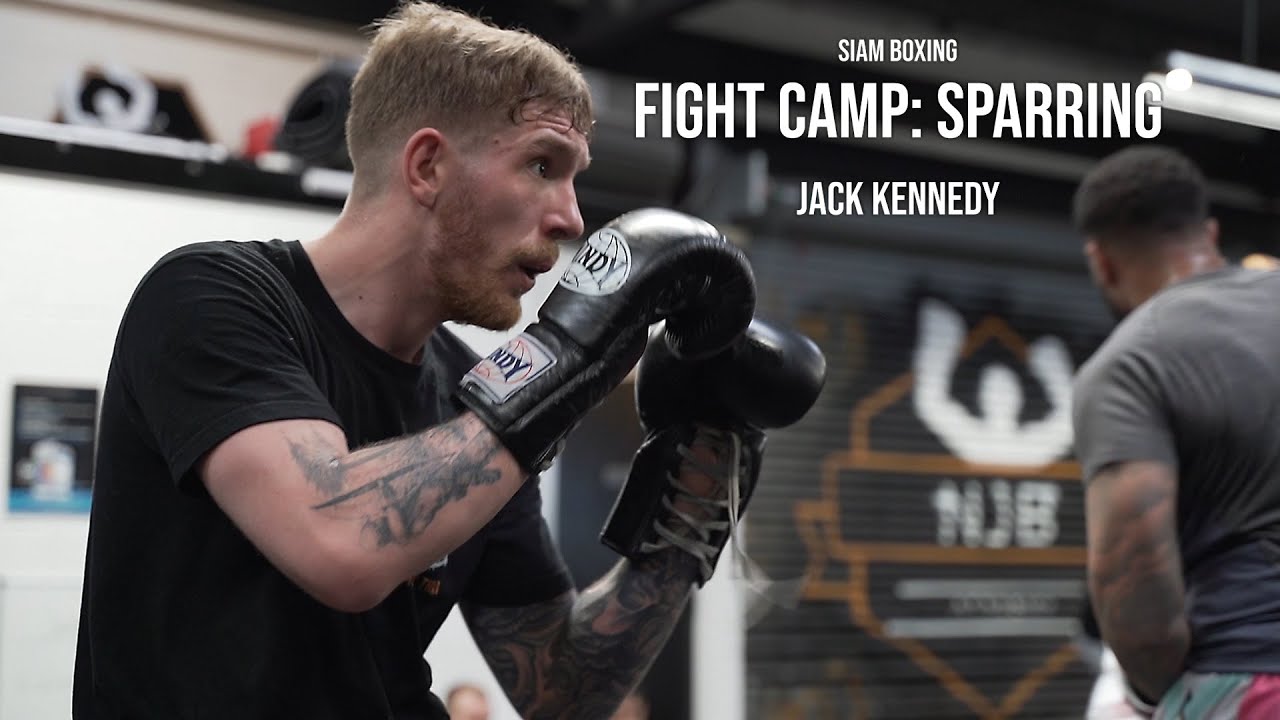 Fight Camp Muay Thai Sparring | Jack Kennedy | Siam Boxing background