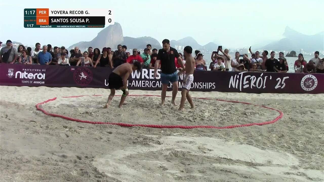 Giancarlos YOVERA RECOBA (PER) vs. Pedro Henrique SANTOS SOUSA (BRA) • KnockOut • Men's BW 60Kg background
