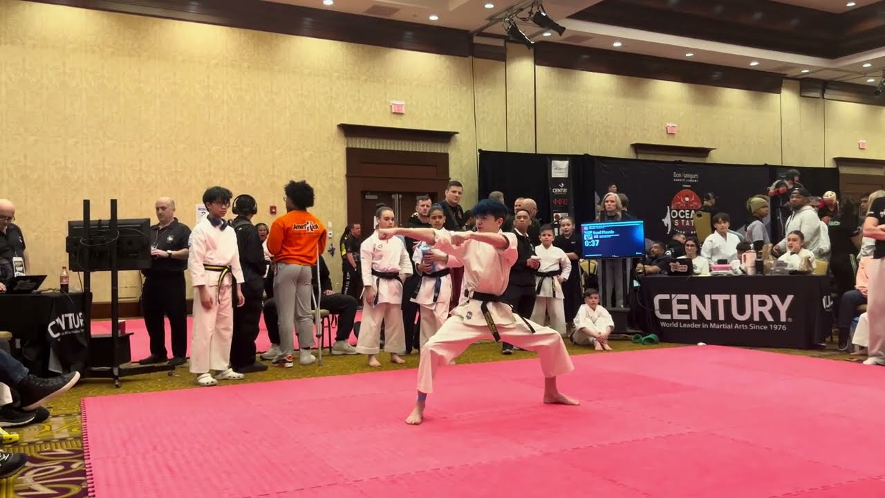 Reed Plourde 13 & Under Boys Traditional Forms Grand Championship - Ocean State Grand Nationals 2025 background