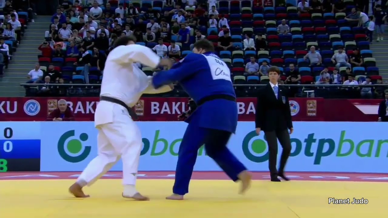 Inal TASOEV 🇷🇺 🆚️ Enej MARINIC 🇸🇮 | 2 раунд /+100кг | Большой Шлем Баку 2023