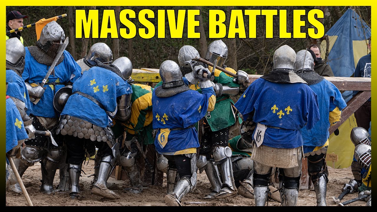 BUHURT LEAGUE WORLD CUP LIBUSIN #BATTLE 12VS12 MEDIEVAL COMBAT FRANCE VS AUSTRALIA backdrop