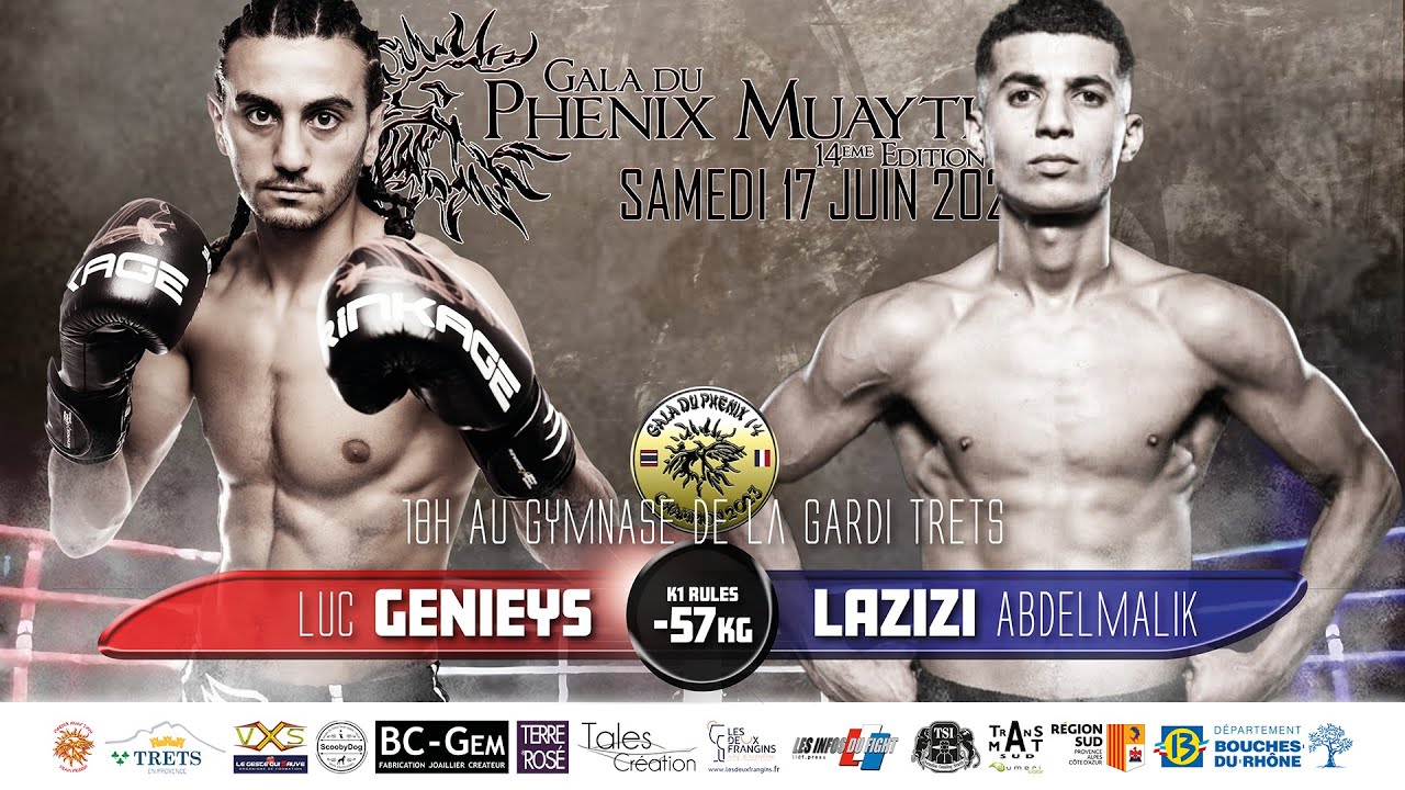 Luc GENIEYS vs Abdelmalik LAZIZI By #VXS #Phénix_Muay_Thai #Trets