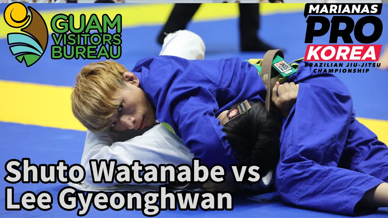 【FULL FIGHT】Shuto Watanabe vs Lee Gyeonghwan / MARIANAS PRO KOREA 2024 【ブラジリアン柔術】 background