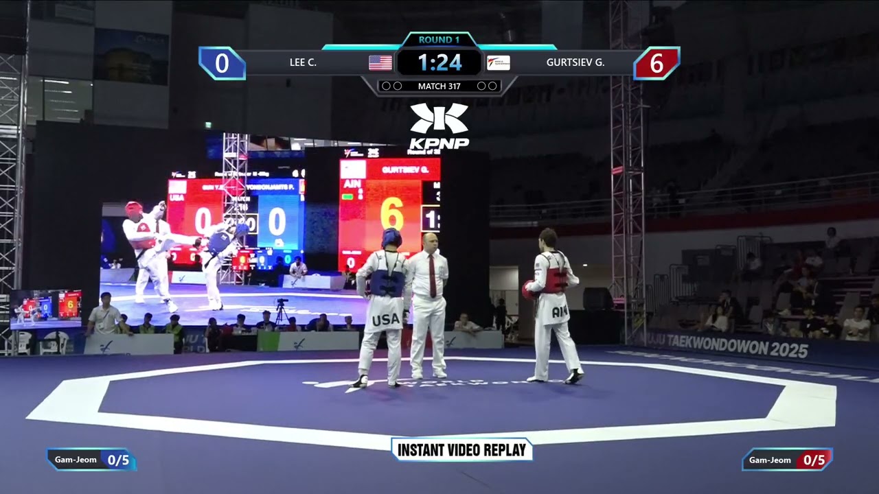 317 Round of 32 M 58kg USA LEE C AIN GURTSIEV G PGM