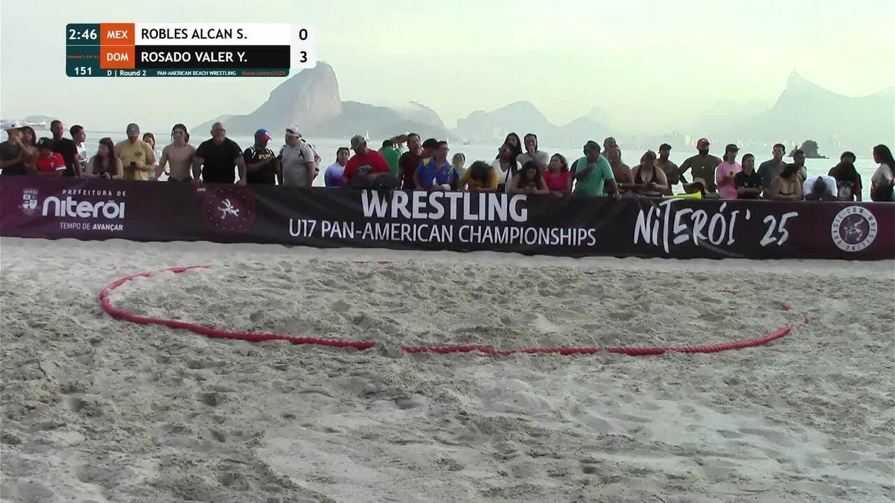 Sara Alitzel ROBLES ALCANTARA (MEX) vs. Yolayni ROSADO VALERIO (DOM) • D | Round 2 • Women's BW 65Kg background