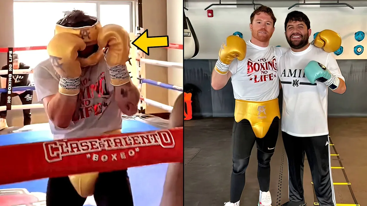 Canelo Alvarez training for Jaime Munguia. TRAINING CAMP PART 2 | HIGHLIGHTS HD BOXING (2024) backdrop