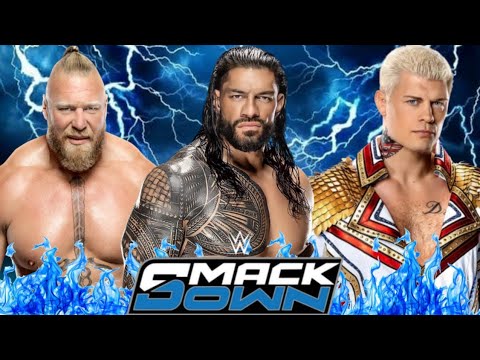 FULL MATCH - Roman Reigns Vs. Brock Lesnar Vs. Cody Rhodes : WWE SmackDown 2025 