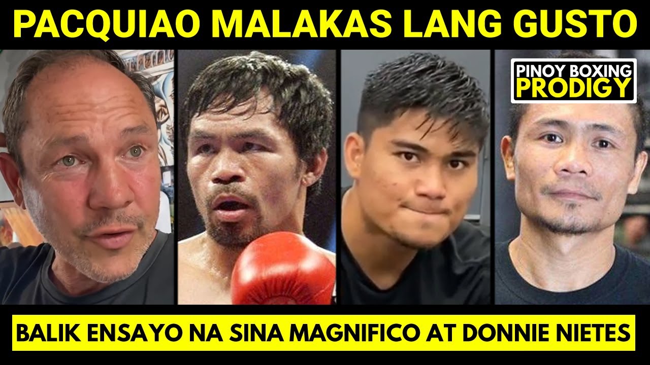 Fortune: Ayaw ni Pacquiao ng MAHINA, dapat lagi MALAKAS! | Magsayo at Nietes balik TRAINING