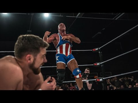 WCPW Inside The Action - American Hero vs Local Hero background