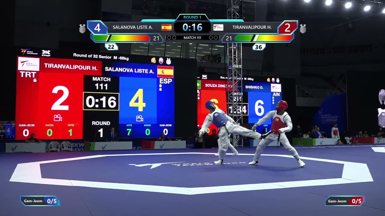 111 Round of 32 M 68kg ESP SALANOVA LISTE A TRT TIRANVALIPOUR H PGM background
