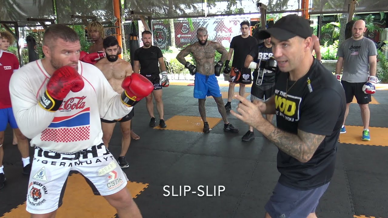 Boxing Technique: Head Movement And Counter Combination backdrop