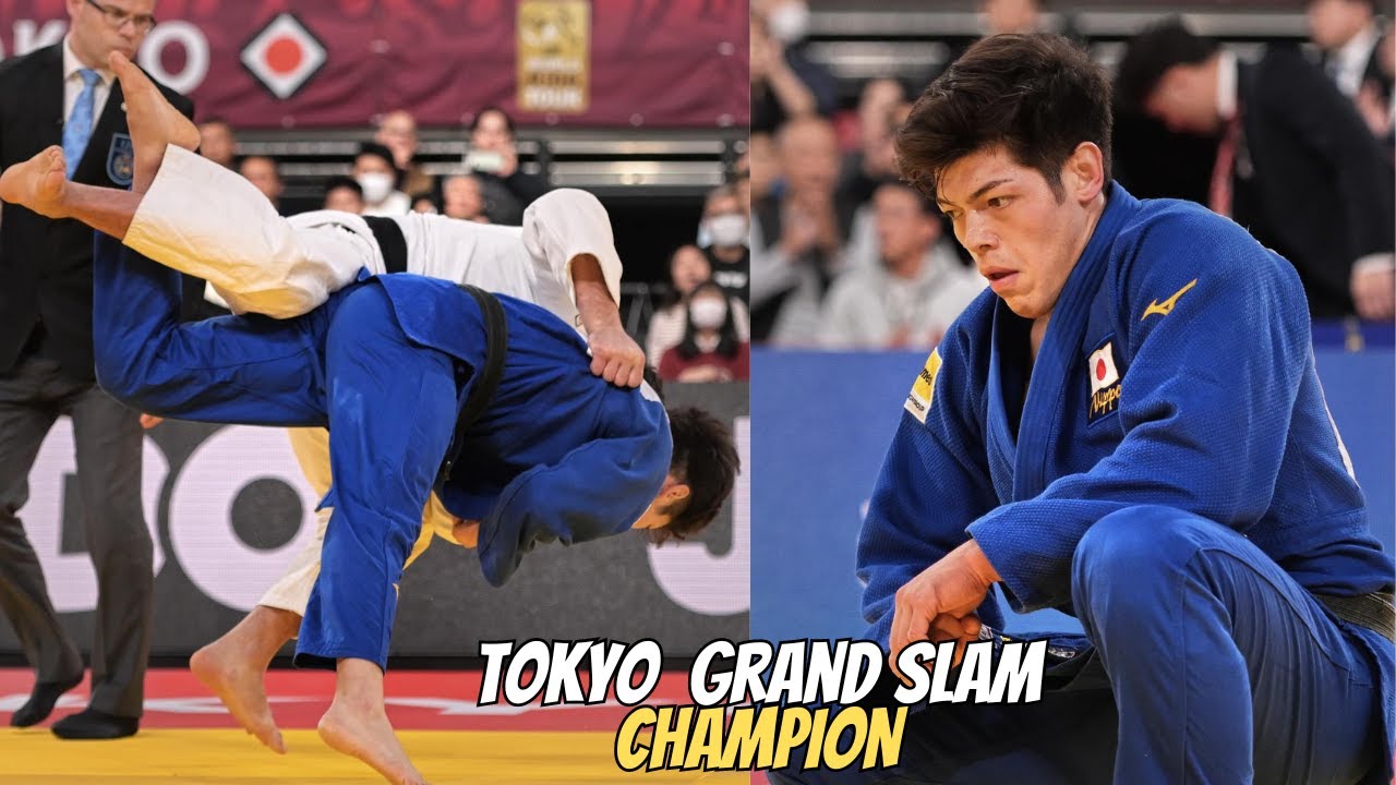 MURAO Sanshiro (JPN) 村尾 三四郎 I GOLD MEDALIST I -90Kg I Tokyo Grand Slam 2023 I 柔道 background