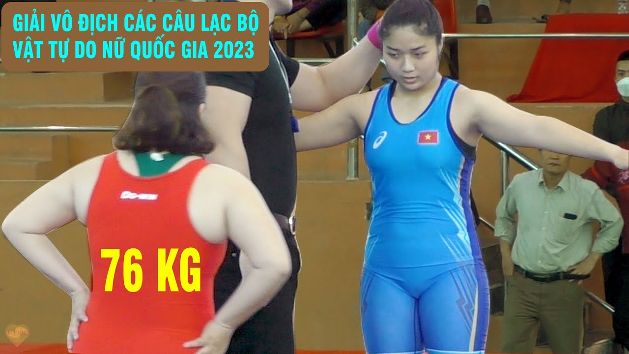 Vật Nữ. "Women's Wrestling" .Giải vô địch các clb Quốc gia - Hạng 76 kg. background