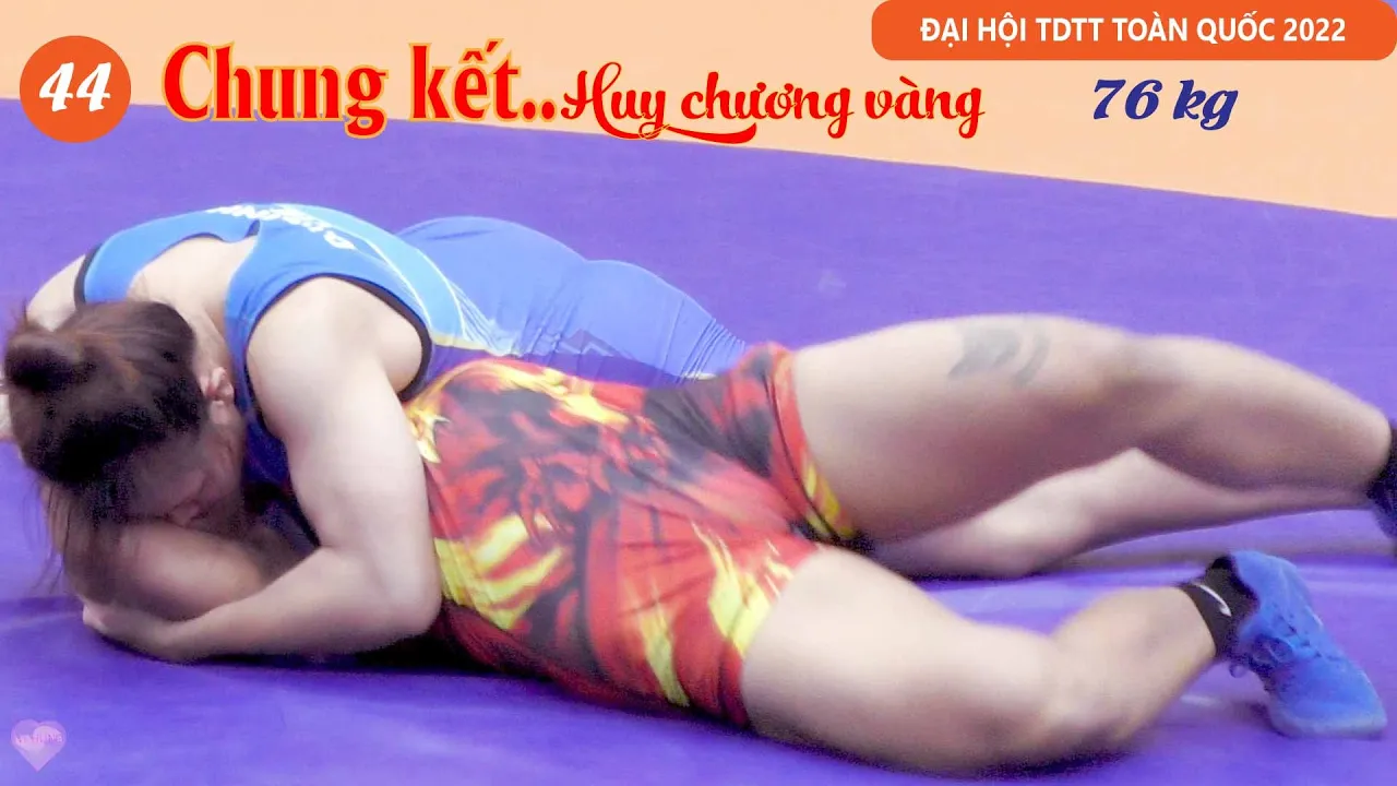 Vật nữ, Women wrestling - 76 kg - Kim Chi - Quảng Trị & Đặng.T.Linh - Thanh Hóa