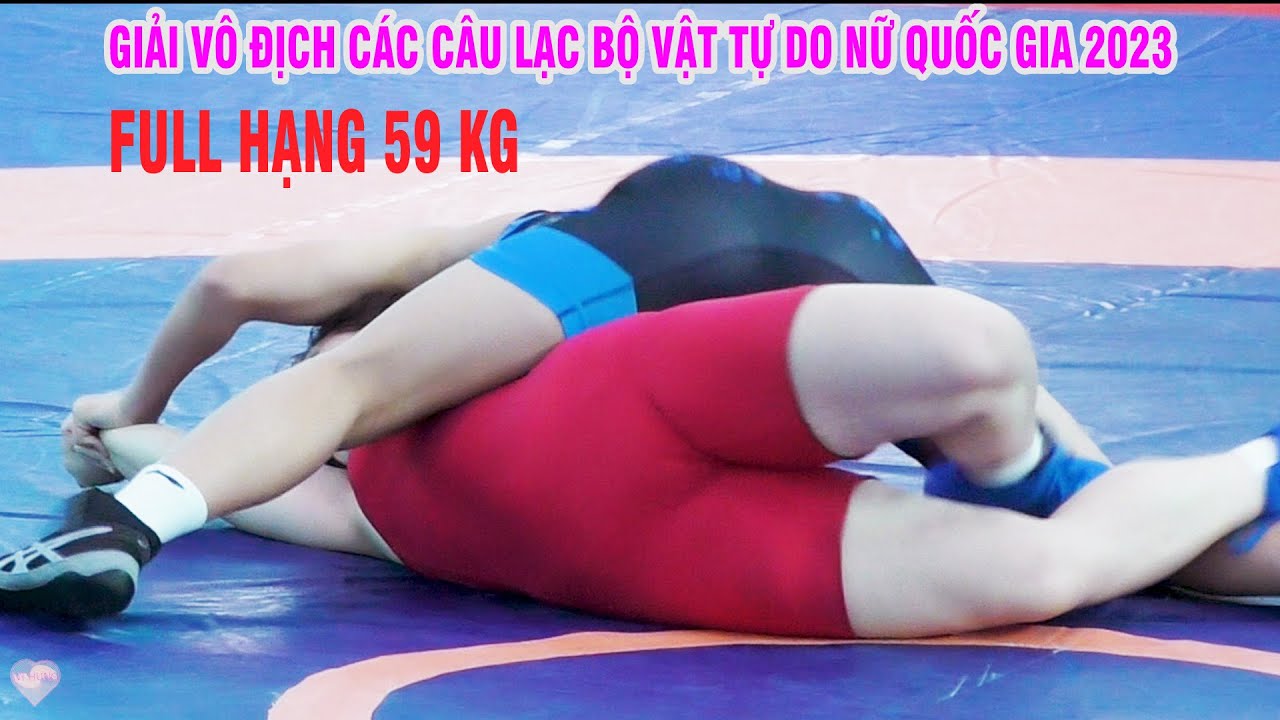 Vật Nữ. "Women's Wrestling" .Giải vô địch các clb Quốc gia - Full hạng 59 kg. background