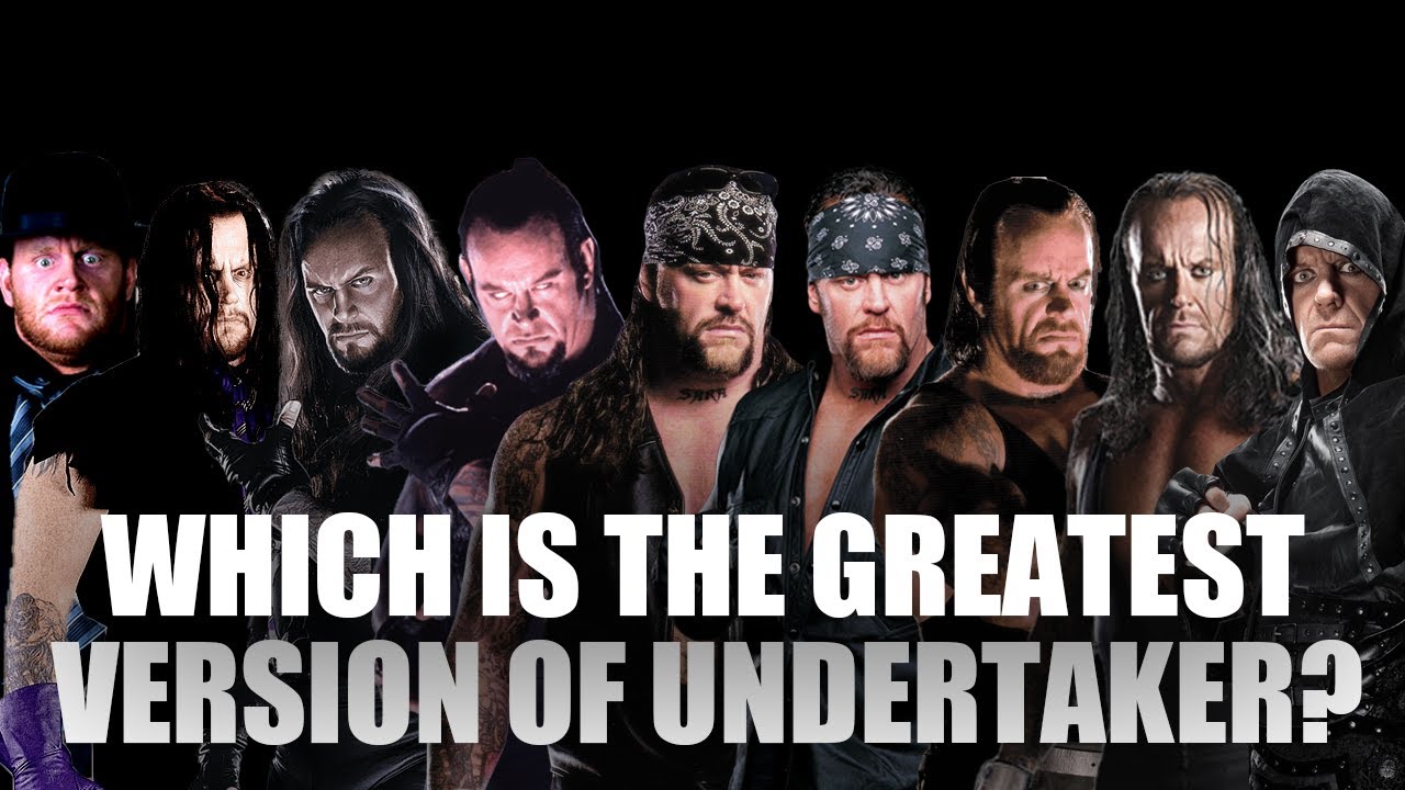 Ranking The 9 VERSIONS of UNDERTAKER from WORST to BEST | Wrestling Flashback background