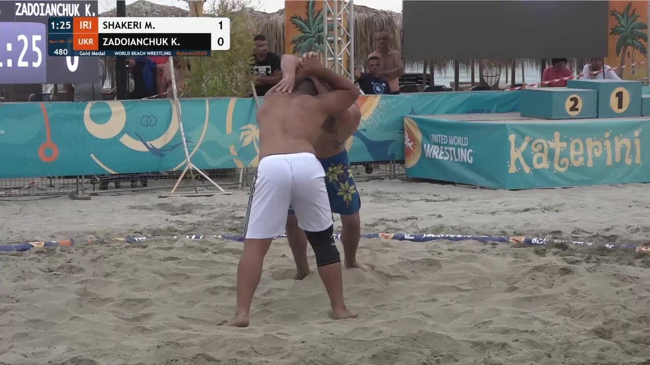 Mersad Ebrahim SHAKERI (IRI) vs. Kostiantyn ZADOIANCHUK (UKR) • Gold Medal • Men's BW +90Kg