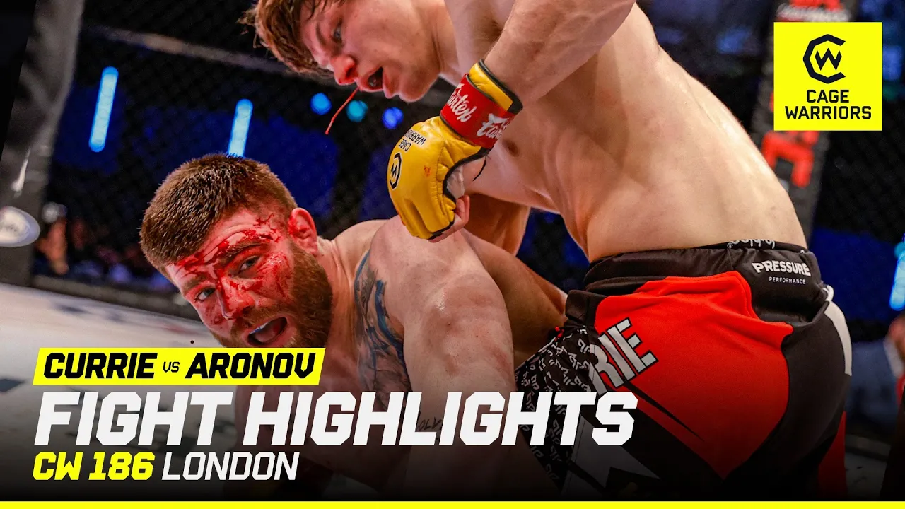 AN ABSOLUTE WAR đ± | Will Currie vs. Eli Aronov | CW 186 London Fight Highlights background