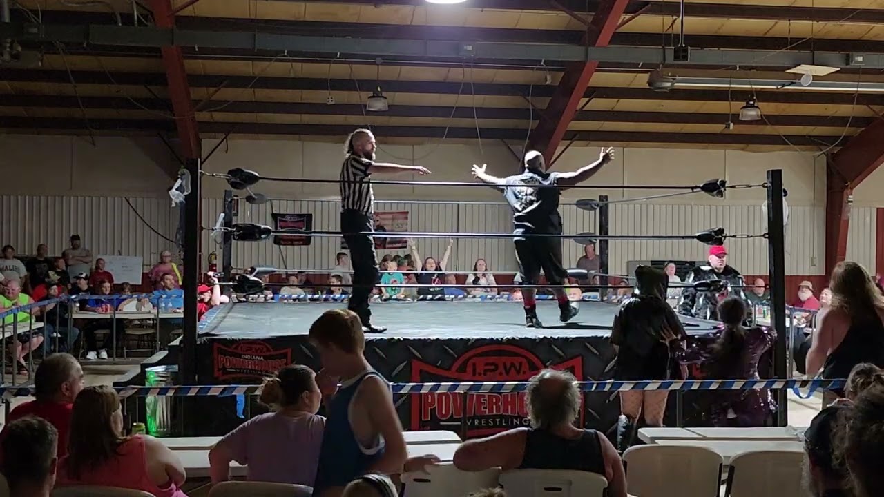 Savior vs Ace Mob (3 Stages of Hell: Stages 1 & 2 - IPW Heavyweight Title) - IPW 8/12/23 background
