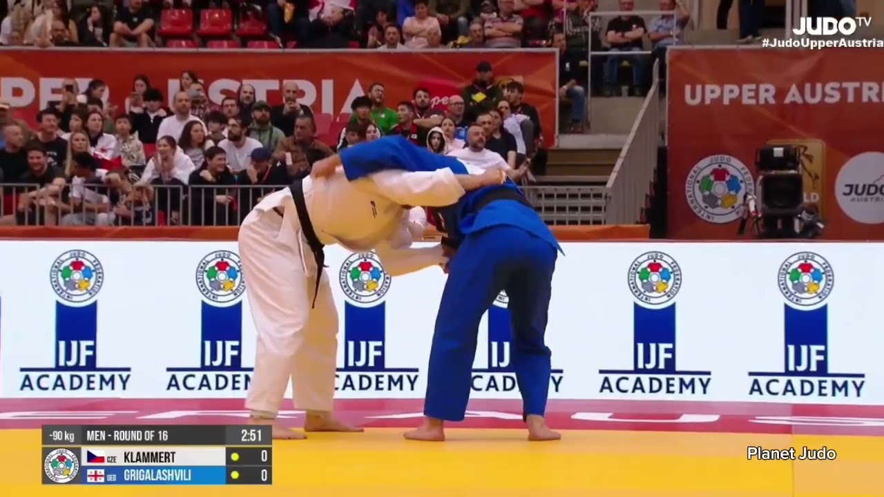 David KLAMMERT 🇨🇿 🆚️ Tato GRIGALASHVILI 🇬🇪 | 1/8финала/-90кг | Гран При Австрия 2026