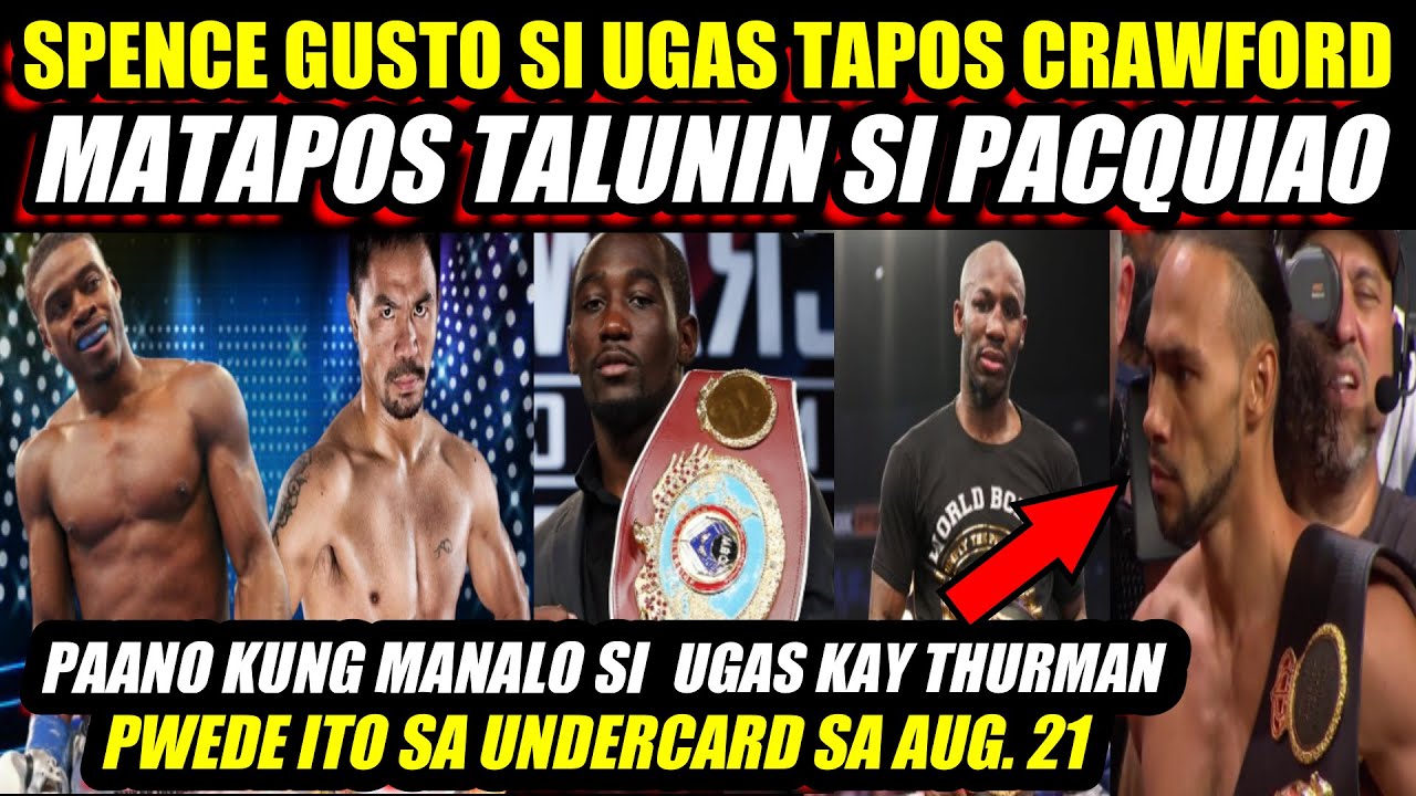 SPENCE GUSTO MAG UNDISPUTED | UGAS VS. THURMAN WBA BELT POSSIBLE UNDERCARD AUG. 21 backdrop