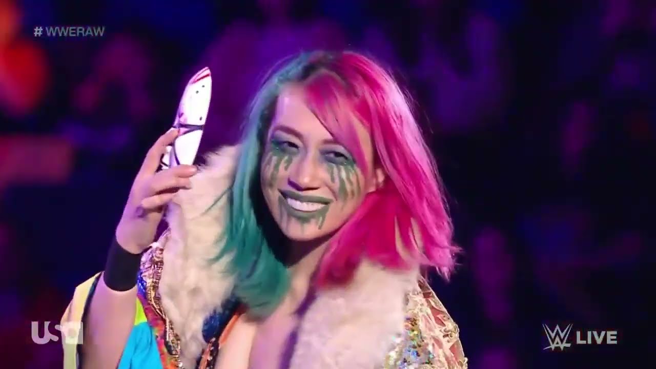 Bianca Belair VS Asuka background