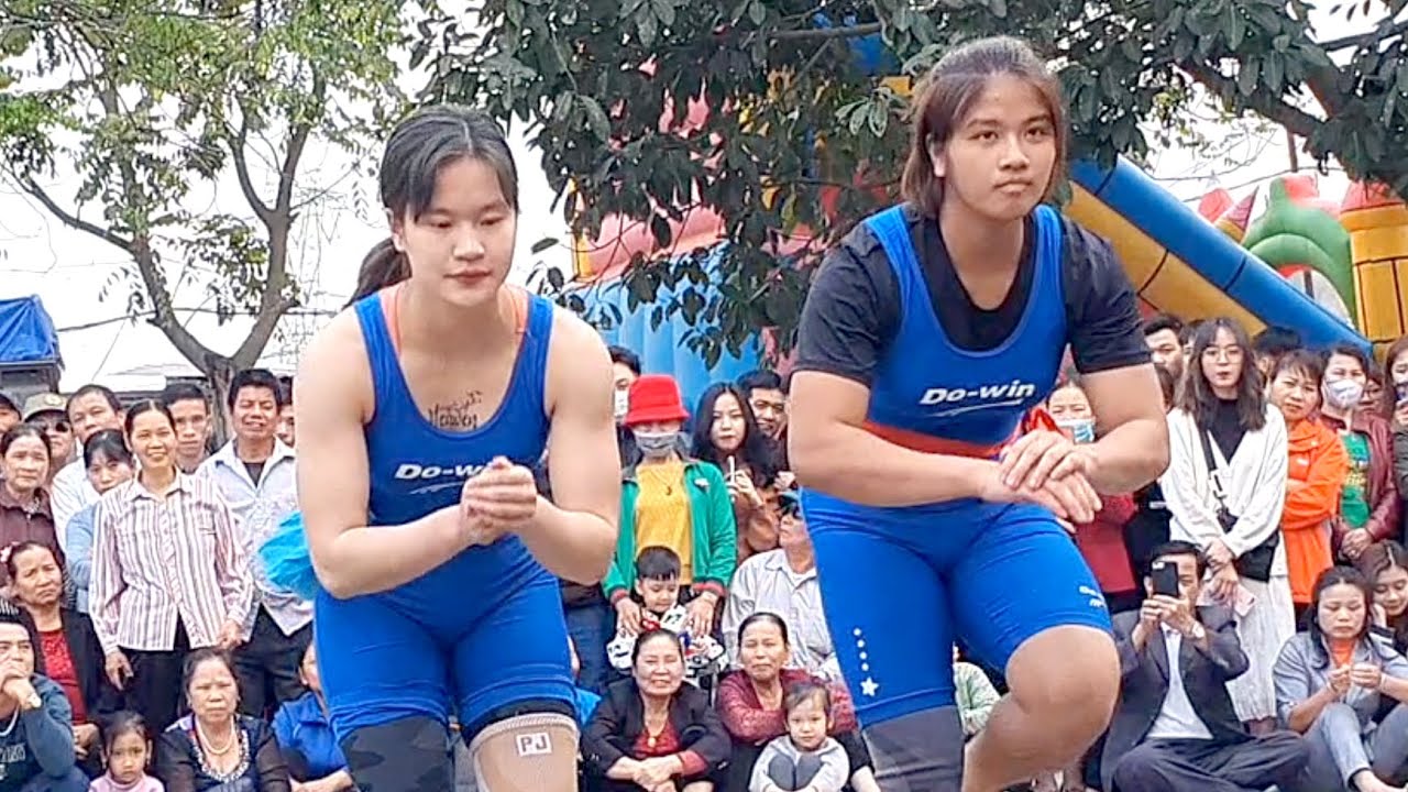 🔴 Vật Nữ- Sốc Với Đô Nữ Đẹp Nhất Hội Quê."women"s wrestling" खूबसूरत महिला कुश्ती