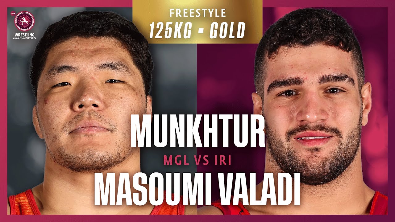 Lkhagvagerel MUNKHTUR (MGL) vs. Amirreza MASOUMI (IRI) | ASIAN CHAMPIONSHIPS 2025 | FS 125Kg FINALS background