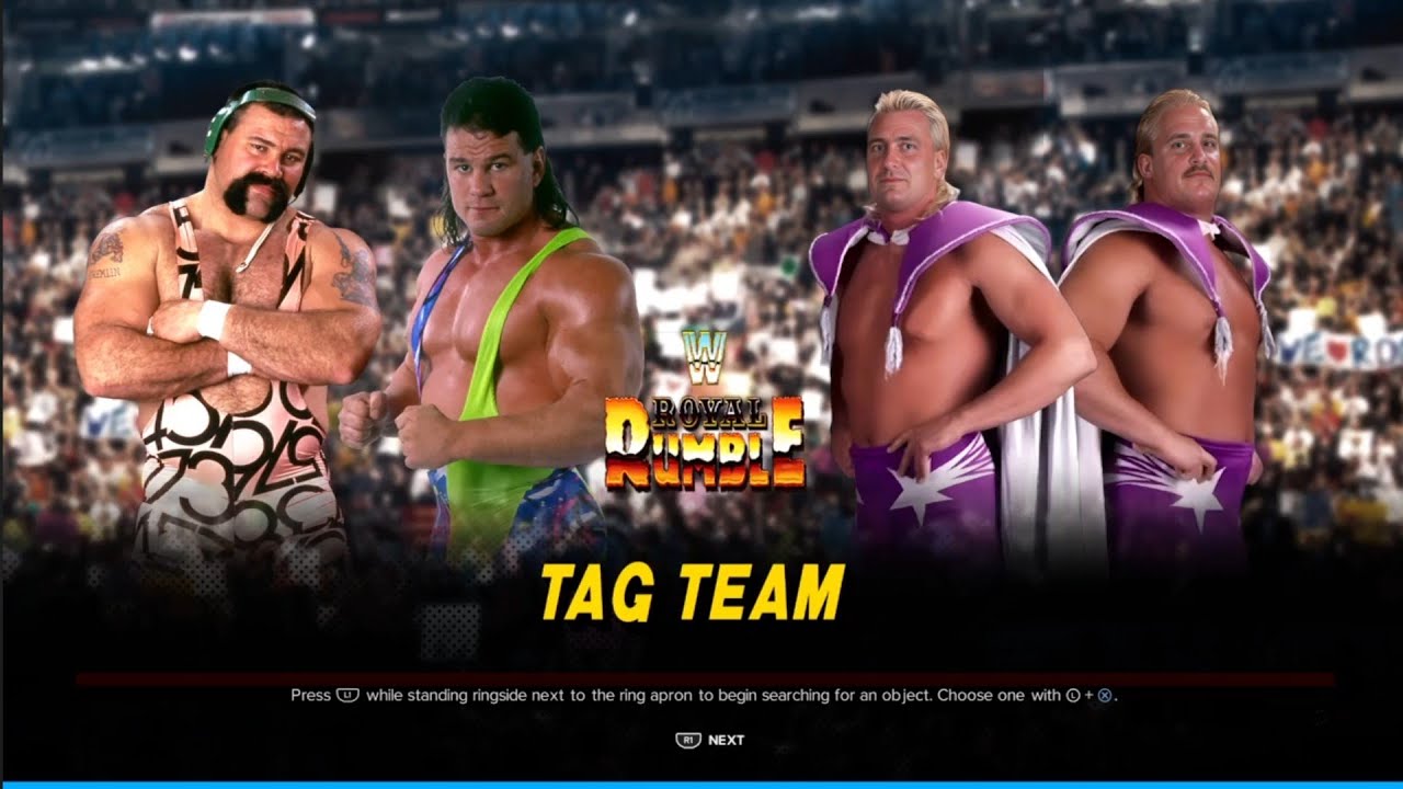 The Steiner Brothers vs The Beverly Brothers. Royal Rumble 93. WWE 2K24