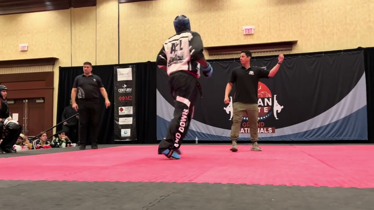 Tray Lazenby vs Klayton Alexander Heavyweight Point Sparring - Ocean State Grand Nationals 2025 background