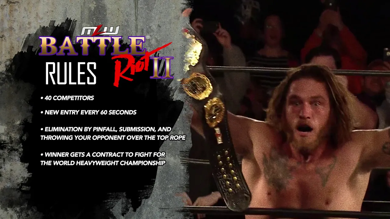Battle Riot II control center for March 4, 2019 background
