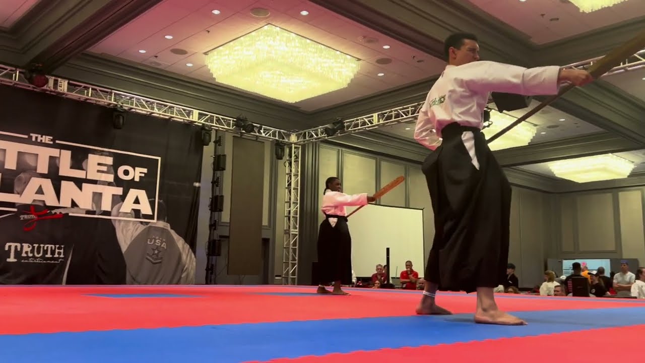 Amber Rutherford and Noah Thomas Team Synchronized Traditional Weapons - Battle of Atlanta 2025
