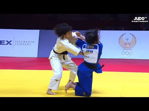 Kano Miyaki VS Hikari Yoshioka Tashkent Grand Slam Gold medal contest -48 kg backdrop