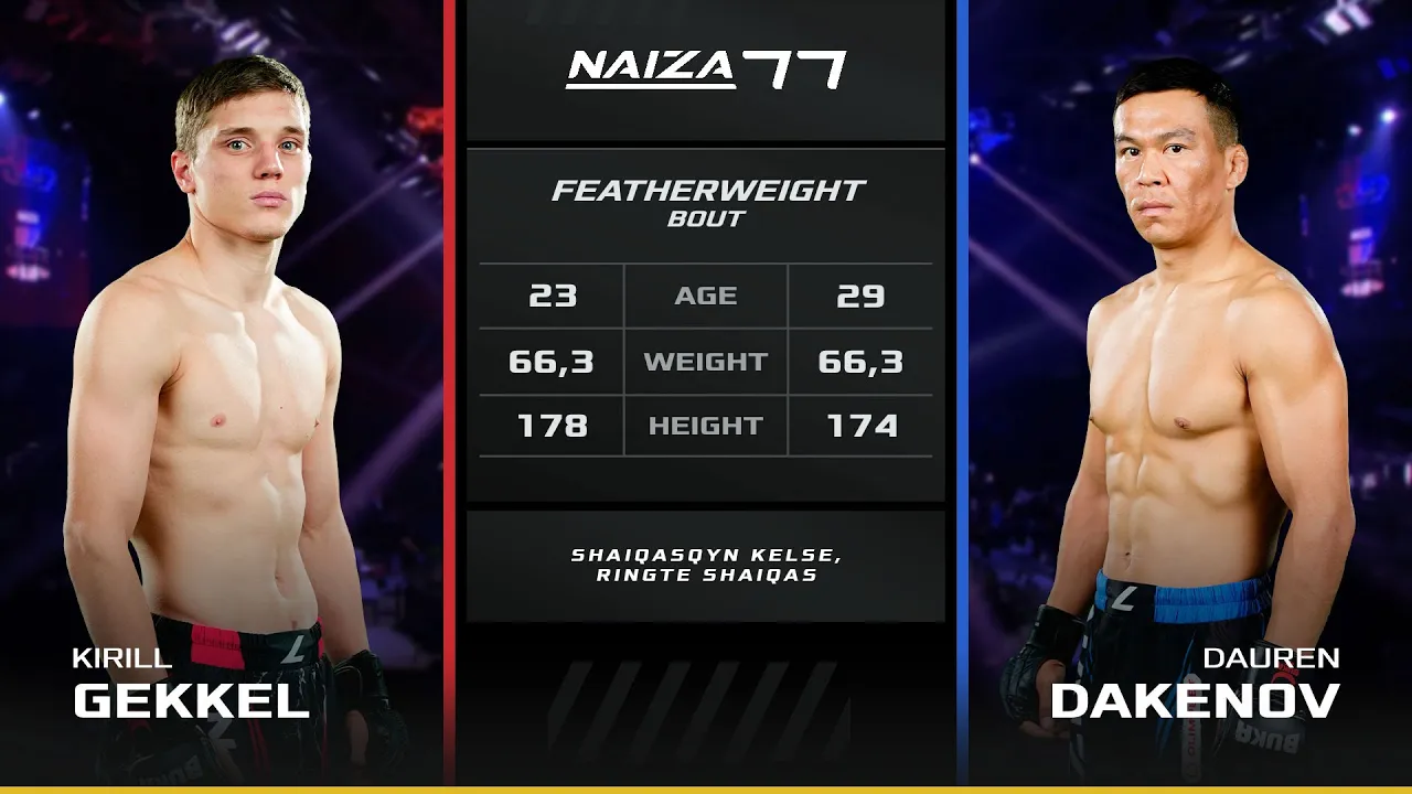МОЛОДОСТЬ УВЕРЕННО ЗАБРАЛ ПОБЕДУ! KIRILL GEKKEL vs DAUREN DAKENOV
