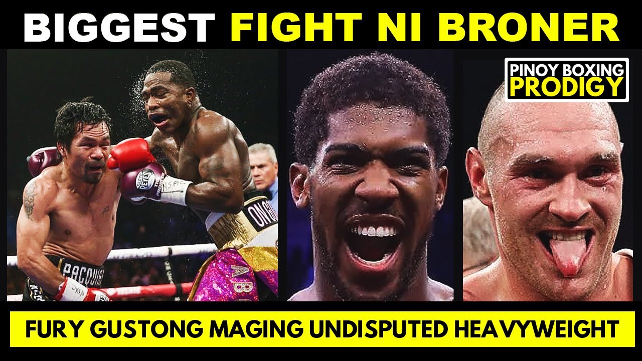 Broner: BIGGEST fight ko ang kay Pacquiao | Tyson Fury gustong BANATAN si Anthony Joshua