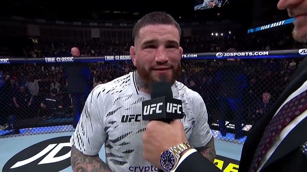 UFC Лондон: Шон Брэди - Слова после боя background