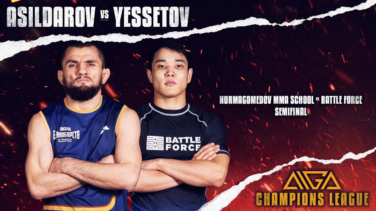 Khalid Asildarov - Atakeldy Yessetov | AIGA Champions League | Grappling
