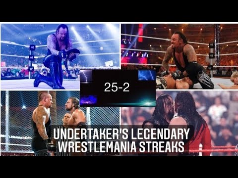 | THE Undertaker's Legendary Undefeated Wrestlemania Streak | Undertaker Streak | Undefeated Streak background
