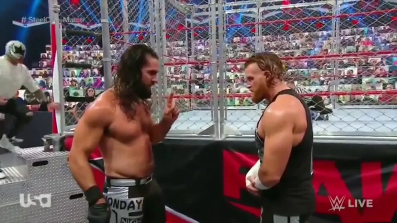 WWE FULL: Seth Rollins atacks Disciple Murphy (RAW, September 14, 2020) background