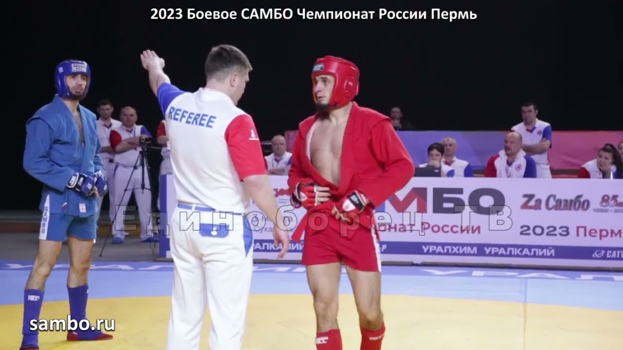 2023 Боевое САМБО полуфинал -71 кг ДУГИЕВ - ТАЛДИЕВ Чемпионат России Пермь combat sambo НОКАУТ