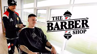 "He Scores After Every Haircut!" Dalot, Martinez, Sesko & Ugarte | The Barbershop: EP 1 💈